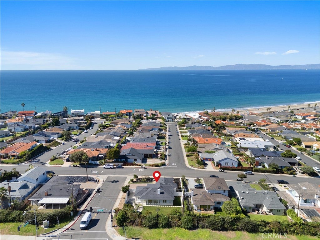 99 Calle Mayor, aerial view toward the ocean